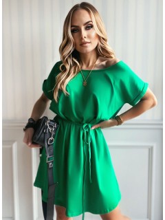 Sukienka Strapsy Zielona 