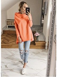 Bluza Dzwonek Neon Pomarańczowy 