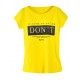 Koszulka Bluzka T-shirt Dont Żółta 