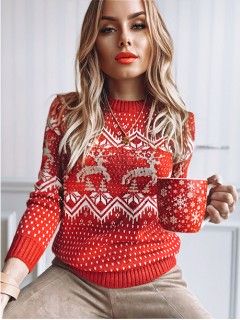 Sweter Zimowy Świąteczny Norweski